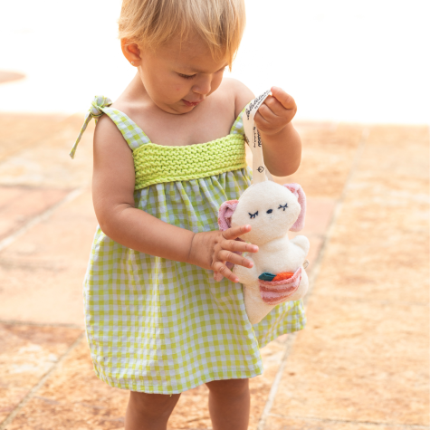 Conjunto blusa bebe de cuadros vichy