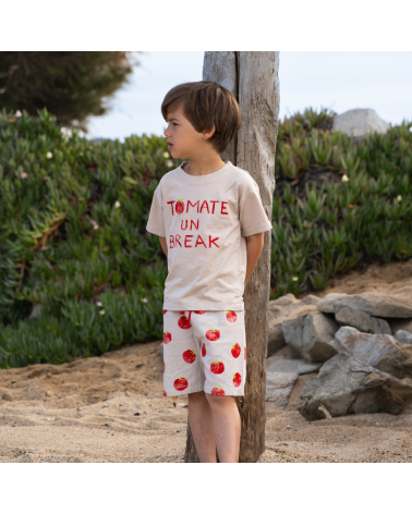 Short pour bébé à la tomate