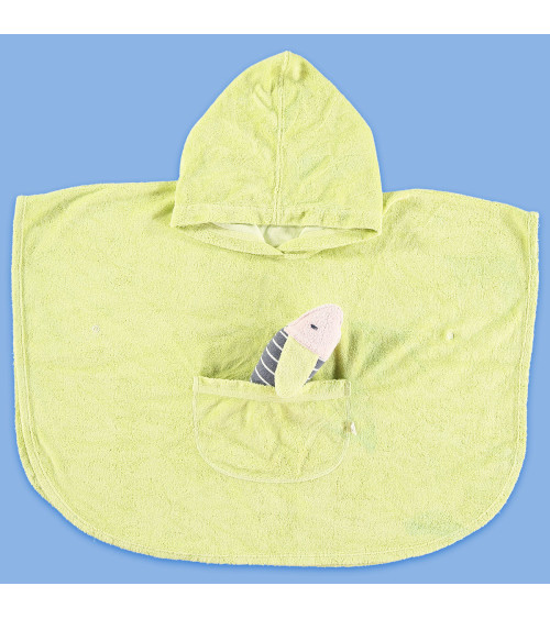 Baby lime bath cape