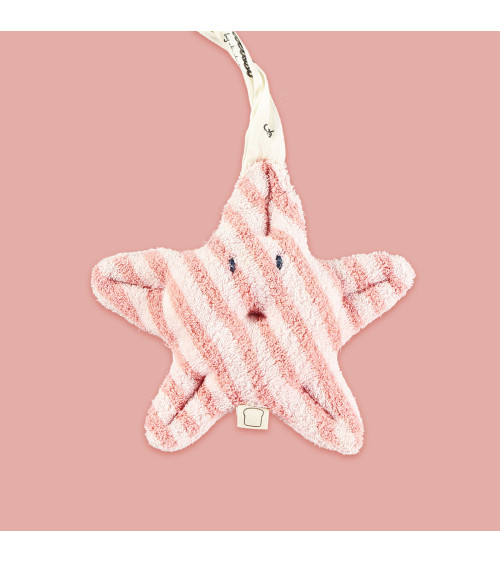 Starfish plush with stripes