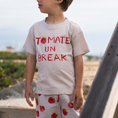 T-shirt tomate pour enfant