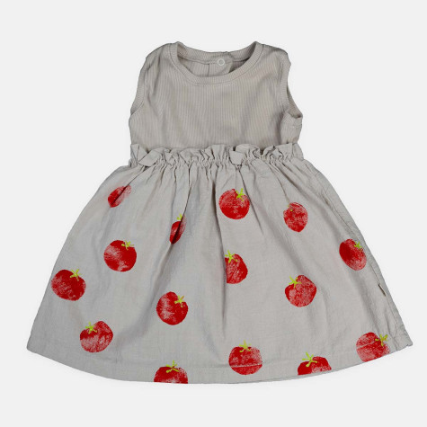 Vestido bebé combi tomates