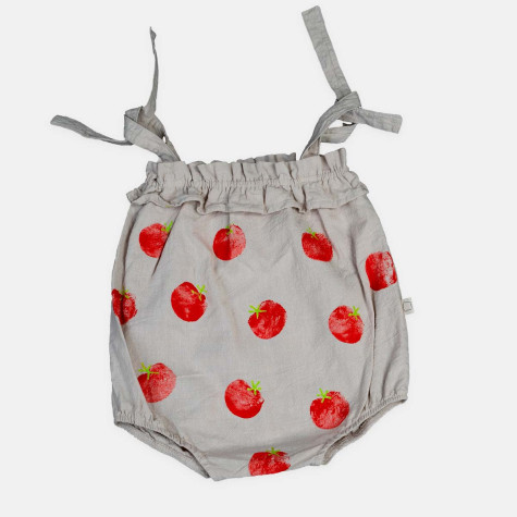 Baby bodysuit tomatoes