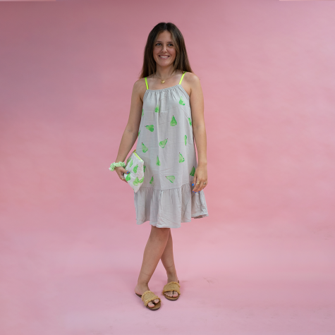 Women's short dress pears