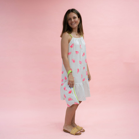 Women's short dress watermelon