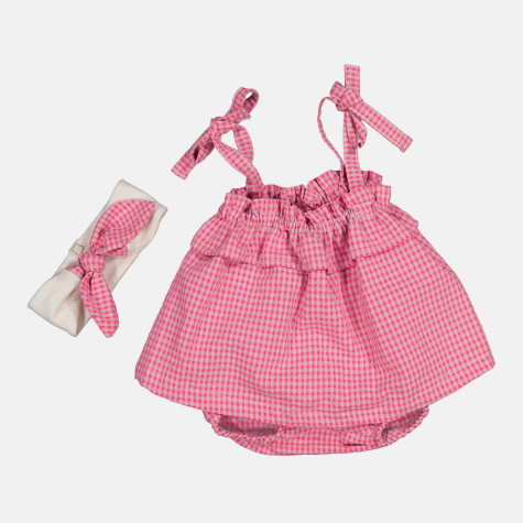 conjunto rosa vichy