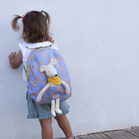 Mochila infantil azul