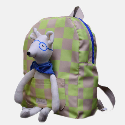 Green children's backpack