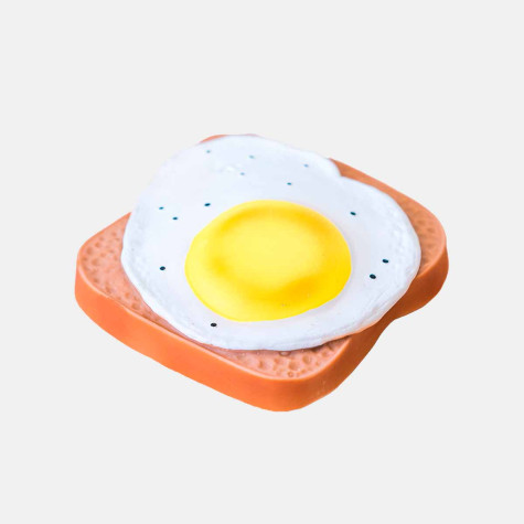 Fried egg baby teether