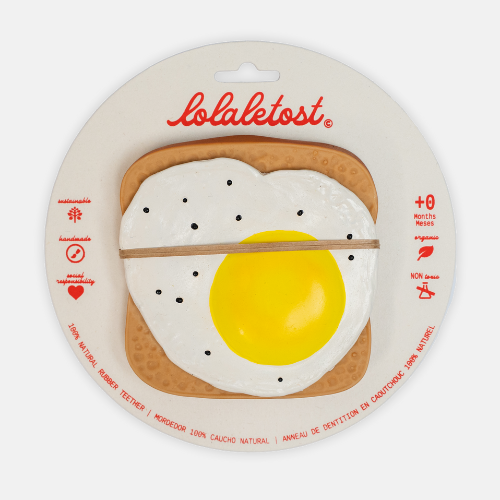 TOSTADA HUEVO MORDEDOR BEBÉ