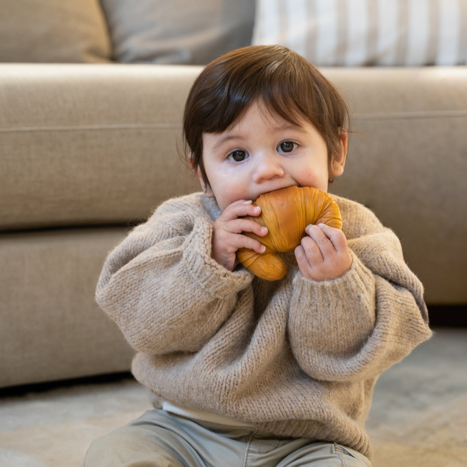 Mordedor bebé Sam le Croissant